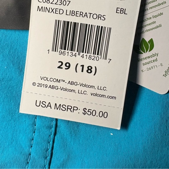 NWT Volcom Boys Minxed Liberators Board Shorts‎ Surf Swim Summer Vacation Resort - Picture 4 of 6